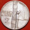 2 Lire 1924 R Vittorio Emanuele III Italy - Image 2
