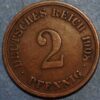 Germany 2 Pfennig 1908 G Wilhelm II KM# 16
