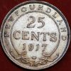 25 Cents 1917 George V silver Canada KM#24