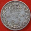 Great Britain 3 Pence 1899 KM# 777
