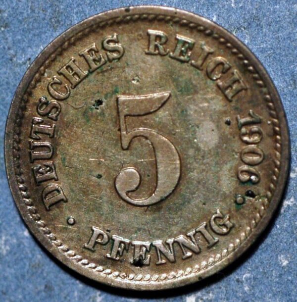 Germany Empire 5 Pfennig 1906 E KM#11