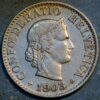 Switzerland 10 Rappen 1903 KM# 27