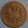 Germany 1 Pfennig 1888 A Wilhelm II KM# 1 - Image 2