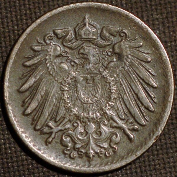 Germany Empire 5 Pfennig 1919 G KM# 19 - Image 2