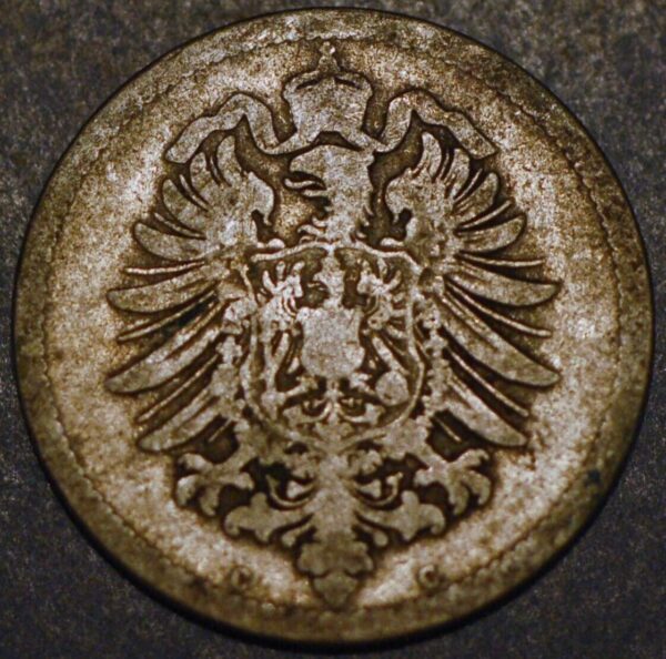 Germany Empire 10 Pfennig 1876 C KM# 4 - Image 2