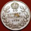 10 Cents 1929 George V silver Canada KM#23a - Image 2