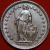 1/2 Franc 1957 silver KM#23 Switzerland - Image 2