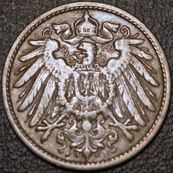 Germany Empire 10 Pfennig 1906 F Wilhelm II KM# 12 - Image 2