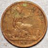 United Kingdom Farthing 1884 Victoria Queen - Image 2