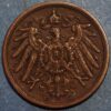 Germany 2 Pfennig 1908 G Wilhelm II KM# 16 - Image 2