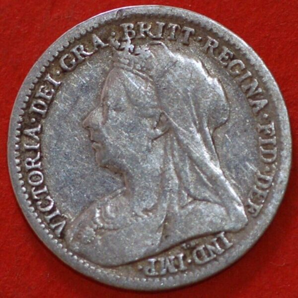 Great Britain 3 Pence 1899 KM# 777 - Image 2