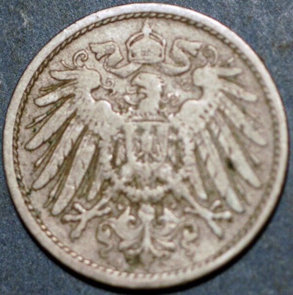 Germany Empire 10 Pfennig 1900 Wilhelm II KM# 12 - Image 2