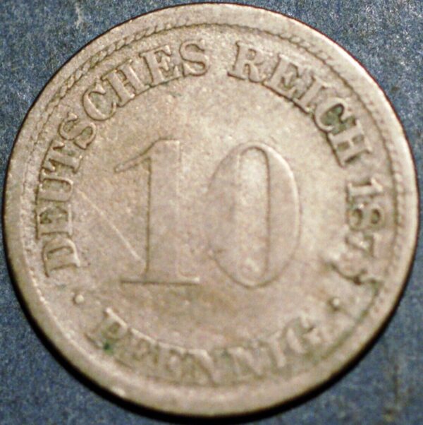 Germany Empire 10 Pfennig KM#4