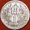 1 Corona 1896 Franz Joseph I Austria Hungary KM#2804
