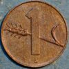 Switzerland Rappen 1957 B KM# 46
