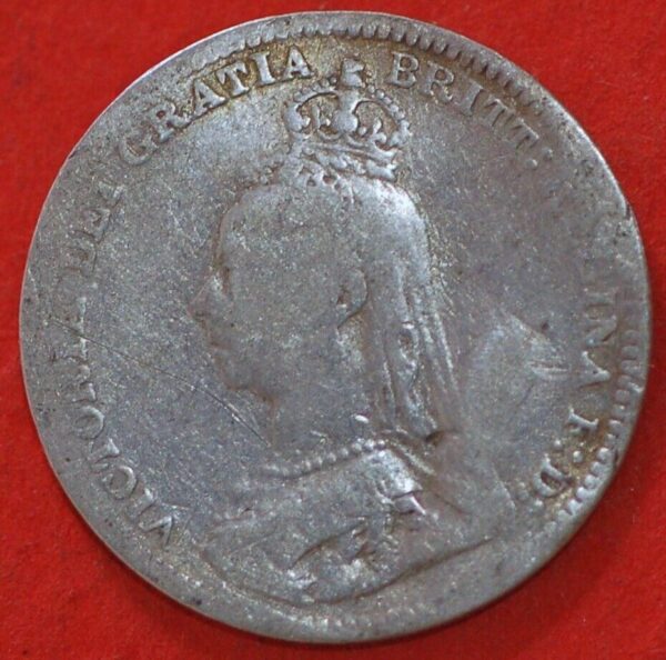 Great Britain 3 Pence 1890 KM# 758