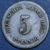 Germany Empire 5 Pfennig 1890 F KM# 11