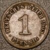 Germany 1 Pfennig 1903 D Wilhelm II KM# 10