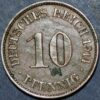 Germany Empire 10 Pfennig 1914 J Wilhelm II KM# 12