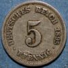 Germany Empire 5 Pfennig 1895 F KM# 11