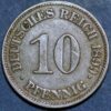 Germany Empire 10 Pfennig 1899 E Wilhelm II KM# 12