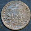 France 50 Centimes 1907 KM# 854
