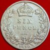 6 Pence 1890 Victoria United Kingdom KM# 760 - Image 2