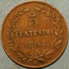 Italy San Marino 5 Centesimi 1894 R KM#1