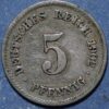 Germany Empire 5 Pfennig 1902 F KM# 11
