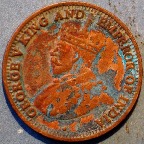 Hong-Kong 1926 cent George V Crowned