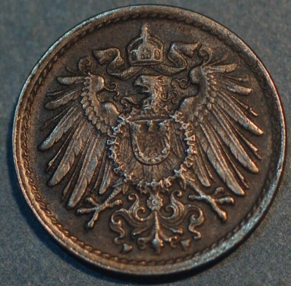 Germany Empire 5 Pfennig 1918 F KM# 19 - Image 2