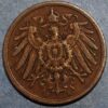 Germany 2 Pfennig 1914 J Wilhelm II KM# 16 - Image 2