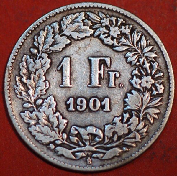 Switzerland Franc 1901 B KM# 24