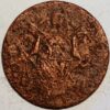 Italy Papal States Mezzo Baiocco 1849 Stato Pontifico Pio IX Copper - Image 2
