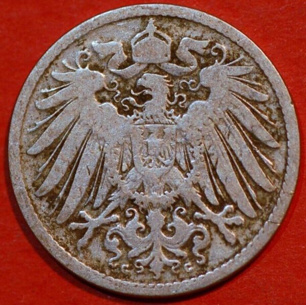 Germany Empire 10 Pfennig 1899 G Wilhelm II KM# 12