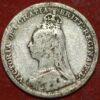 Great Britain 3 Pence 1890 KM# 758 - Image 2