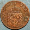 3 Pfenninge 1865 Wilhelm I Kingdom of Prussia German States KM# 482 - Image 2