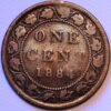 1 Cent 1884 Victoria Canada KM#7