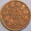 20 Reis 1883 Luiz I KM# 527 Portugal 