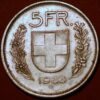 Switzerland 5 Francs 1966 B silver KM#40