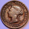 1 Cent 1884 Victoria Canada KM#7 - Image 2