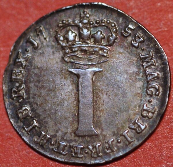 Great Britain Penny 1753 George II KM#567 - Image 2