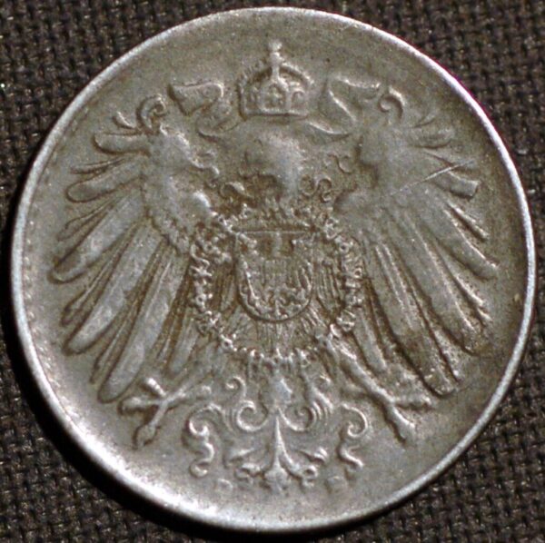 Germany Empire 5 Pfennig 1920 D KM# 19 - Image 2