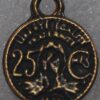 France Liberte Egalite Fraternite 25 centimes