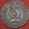 Great Britain 2 Pence 1756 George II KM#568 - Image 2