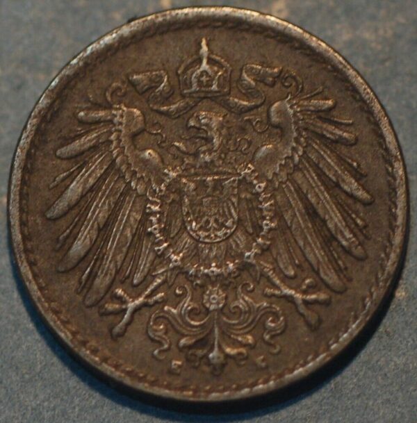 Germany Empire 5 Pfennig 1918 E KM#19 - Image 2