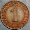 Germany Weimar Republic 1 Reichspfennig 1928 D KM# 37 - Image 2