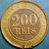 Brazil 200 Reis 1889 KM# 493