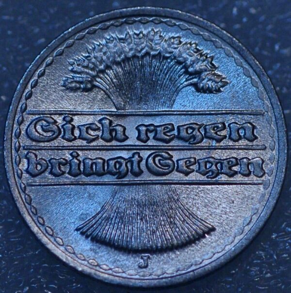 Germany Weimar Republic 50 Pfennig 1922 J KM# 27 - Image 2