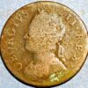 Farthing 1754 Georgius II de Gratia United Kingdom - Image 2